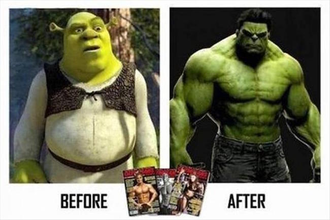 🤯TYPICAL ONLINE TRANFORMATION PICS!🤯